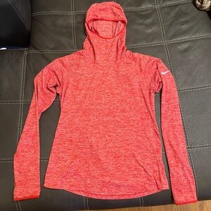 Nike Women's Dri-Fit Red Running Hoodie